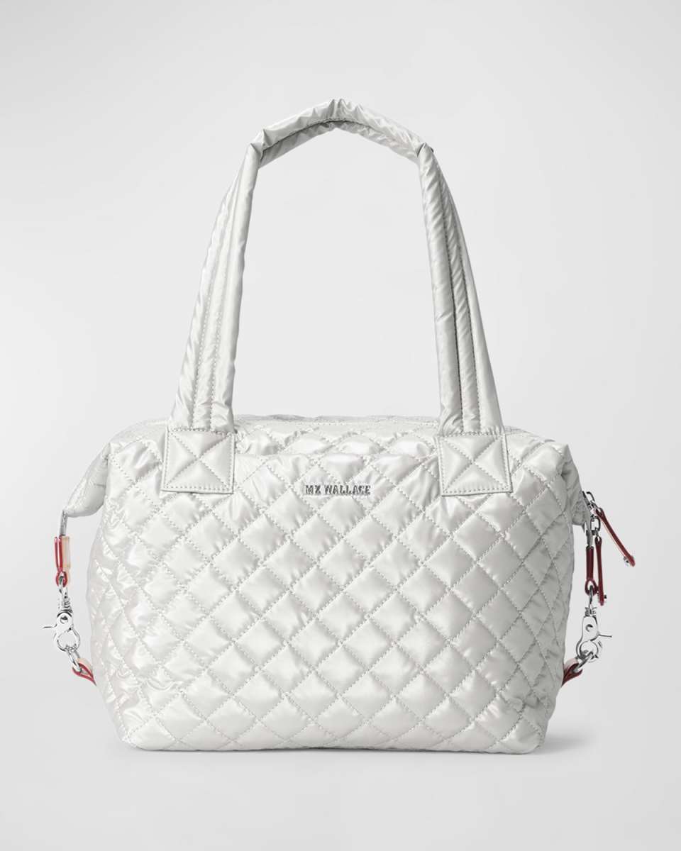 Sutton Deluxe Medium Metallic Shoulder Bag